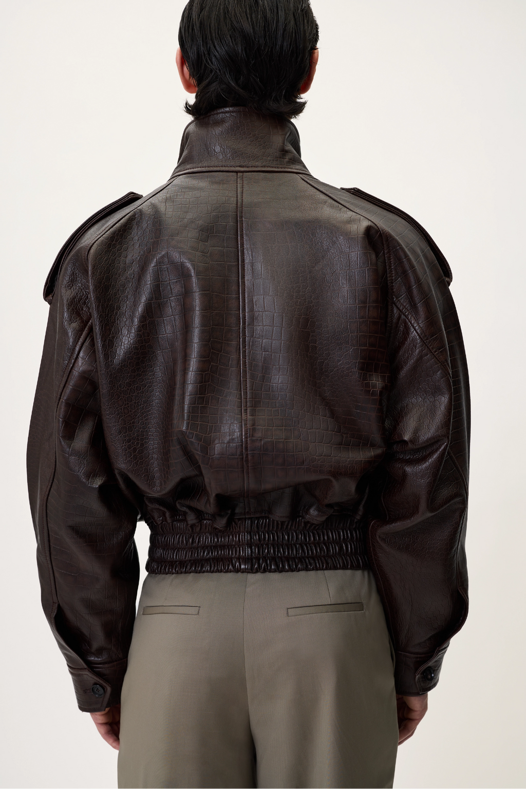 NAPPA BOMBER IN BROWN