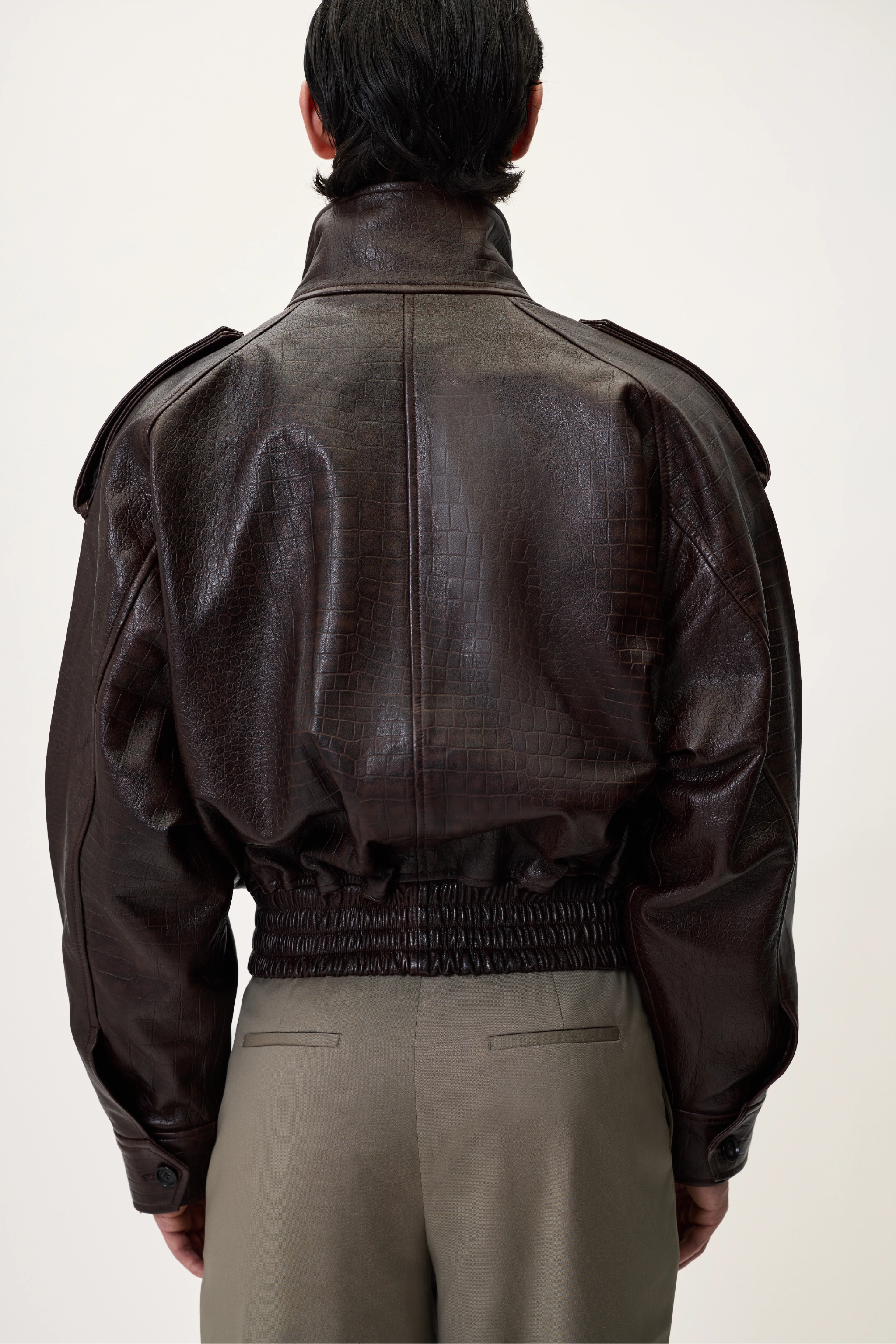 NAPPA BOMBER IN BROWN
