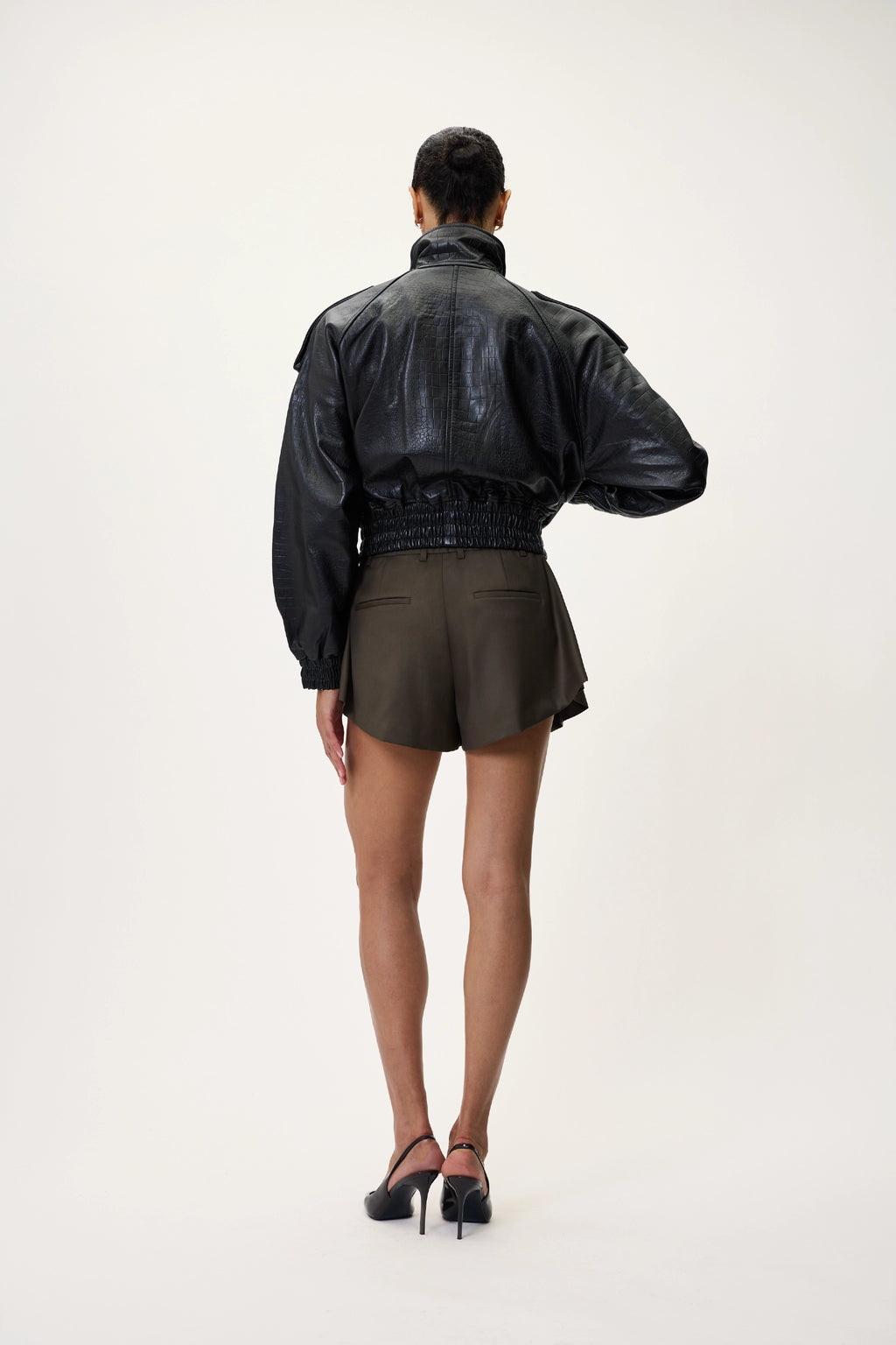 NAPPA BOMBER IN BLACK