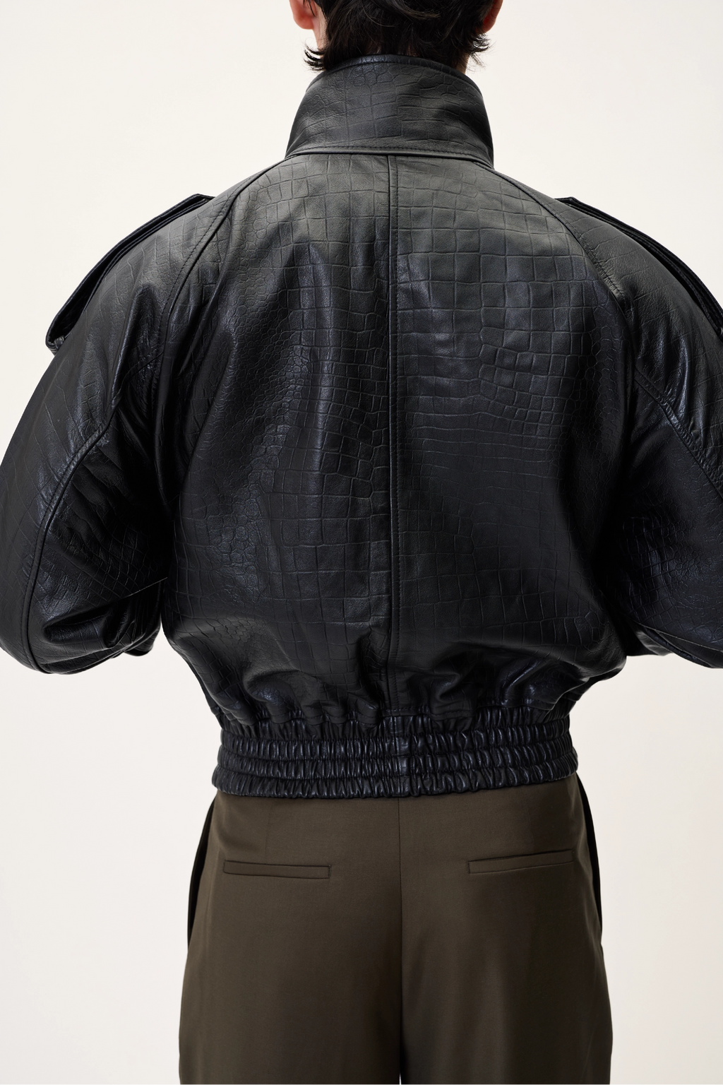 NAPPA BOMBER IN BLACK