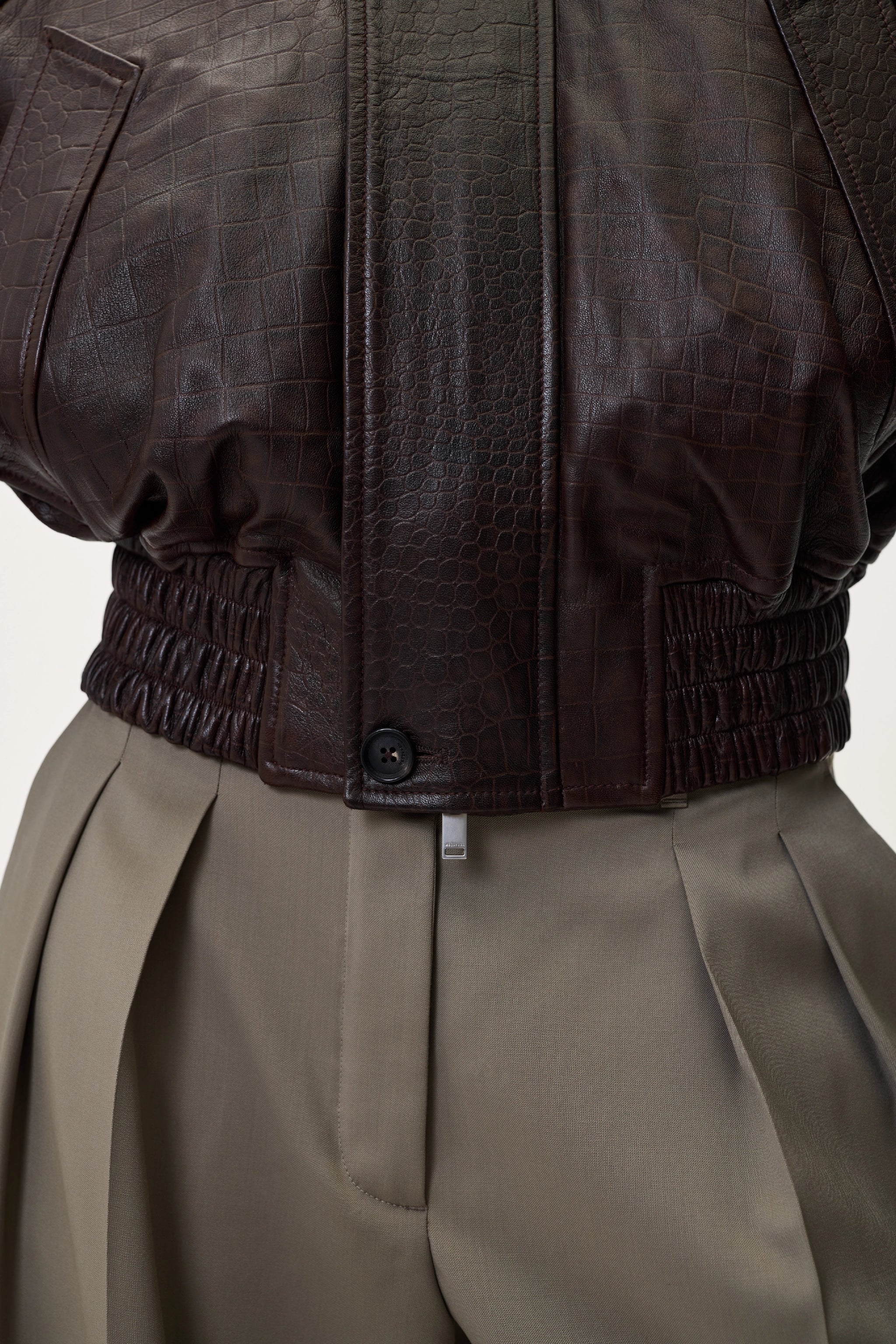 NAPPA BOMBER IN BROWN