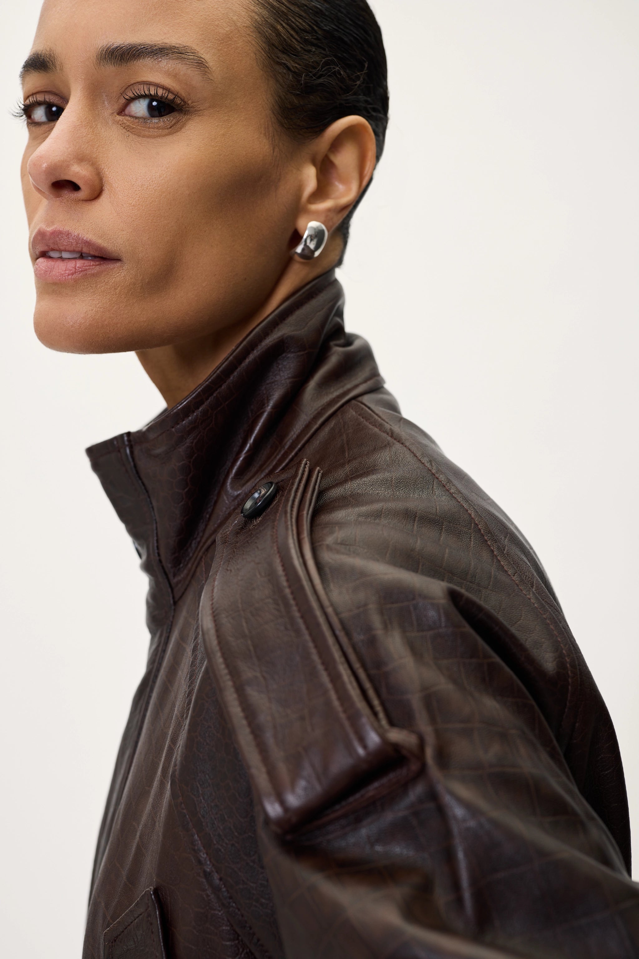 NAPPA BOMBER IN BROWN