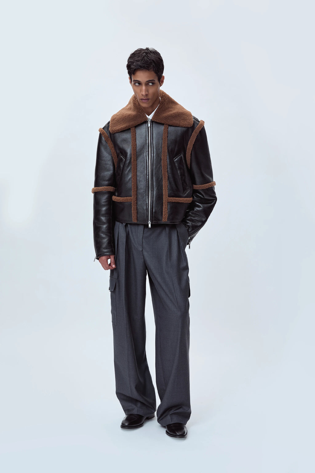 MERINO SHEARLING JACKET