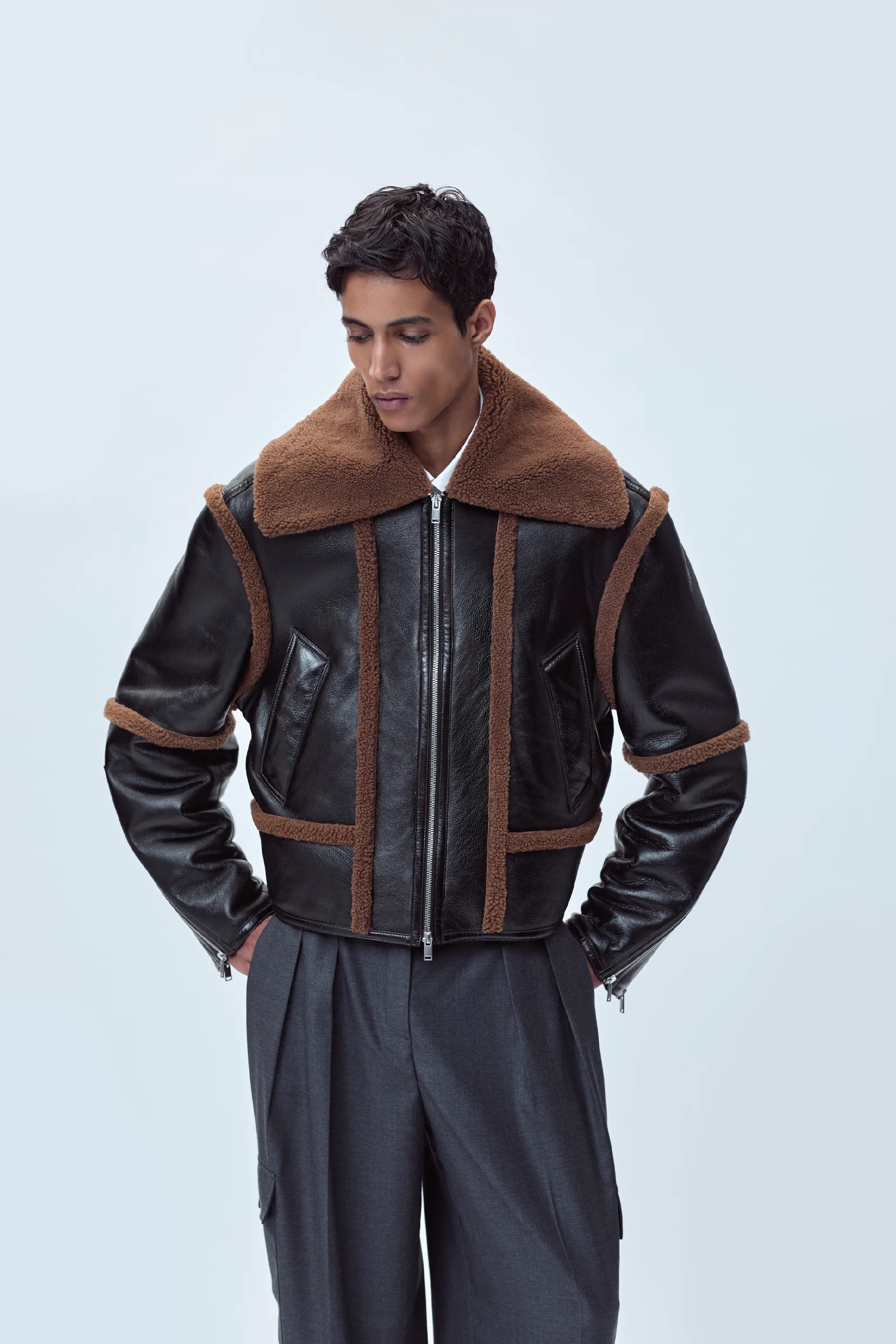 MERINO SHEARLING JACKET